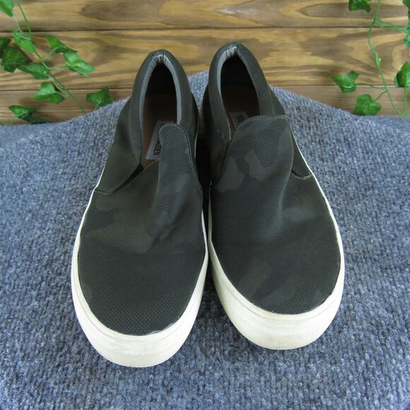Steve Madden Women's Gills Loafer Green Fabric Sz 8.5 Medium Used 2025 - Picture 2 of 6